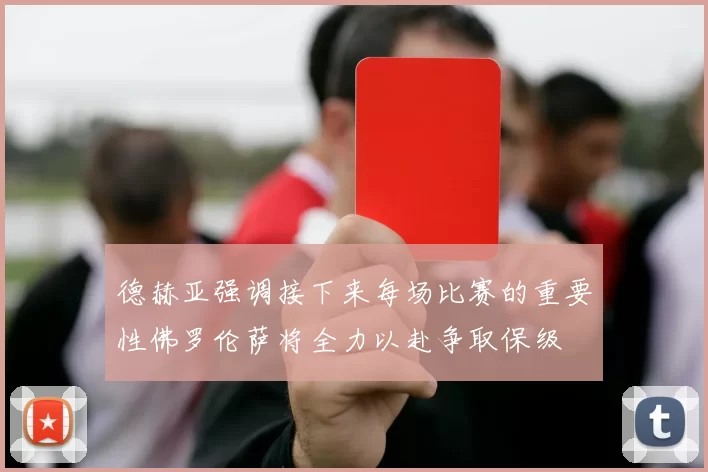 德赫亚强调接下来每场比赛的重要性佛罗伦萨将全力以赴争取保级